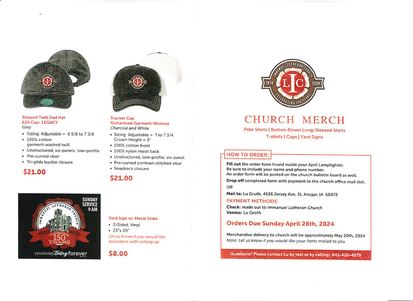 Immanuel Evengelical Lutheran Church, St. Ansgar Iowa